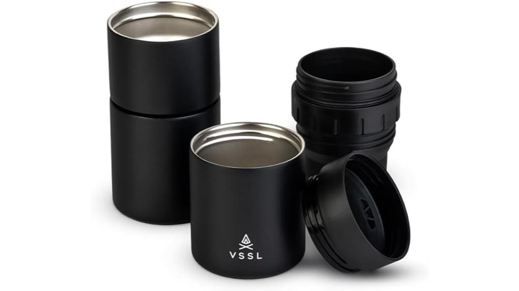 coffee brewing travel set