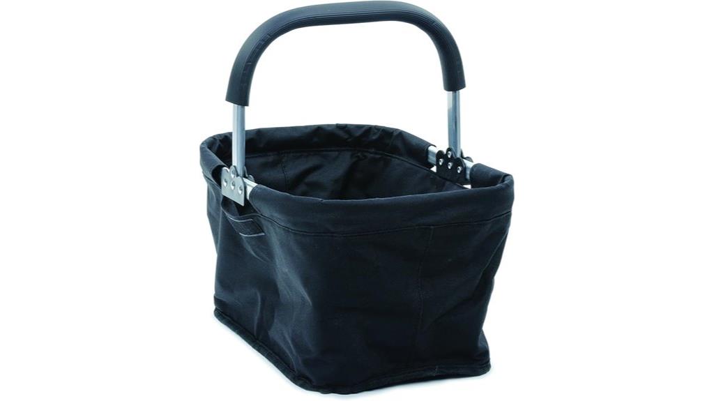 collapsible aluminum market basket