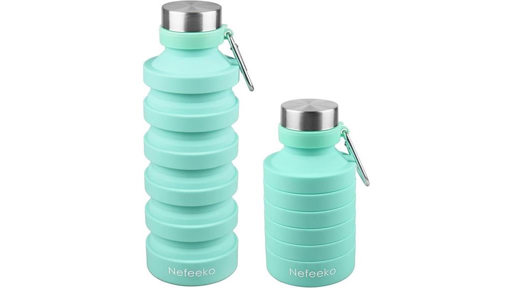 collapsible bpa free silicone