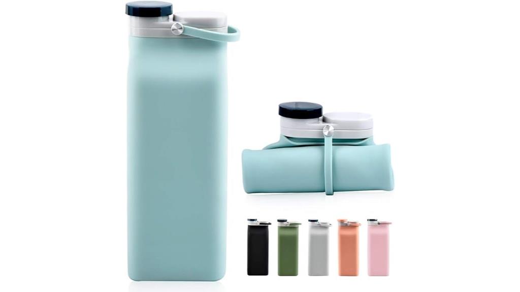 collapsible bpa free water bottle