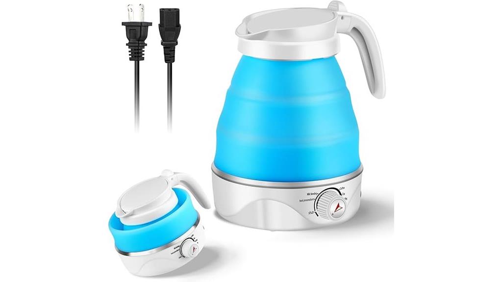 collapsible electric travel kettle