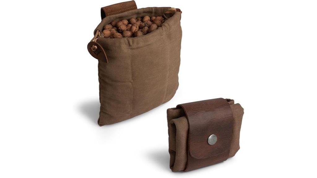 collapsible foraging treasure pouch
