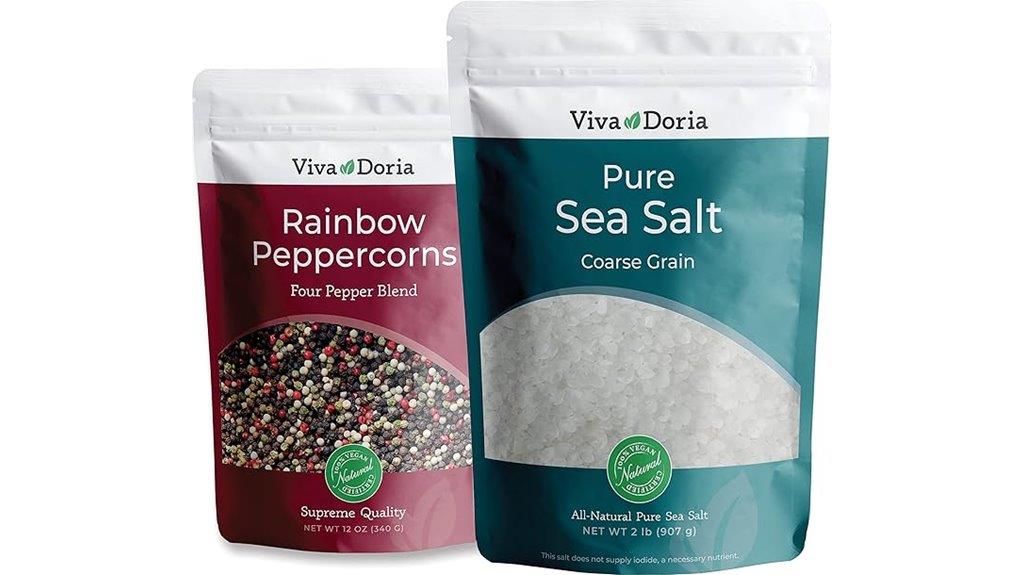 colorful doria spice set