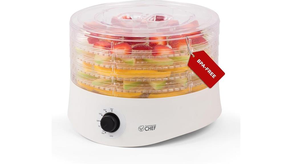 commercial bpa free food dehydrator