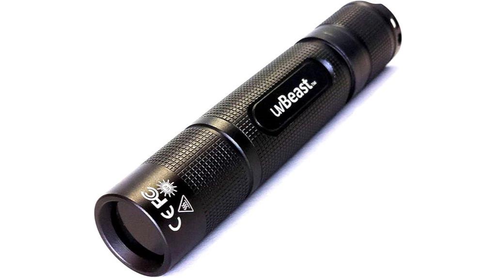 compact 365nm uv torch