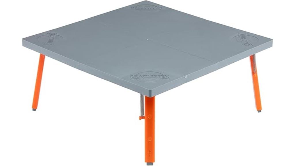 compact outdoor folding table