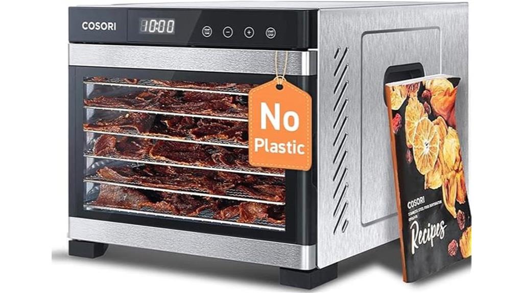 dehydrator with seven trays