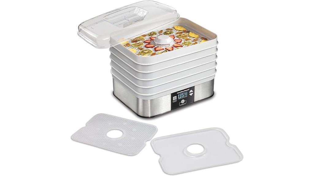 digital food dehydrator trays