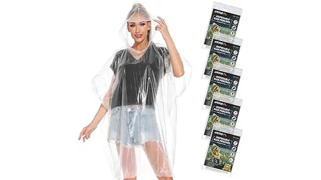 disposable adult rain ponchos