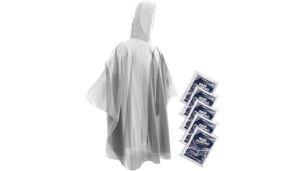 disposable adult rain ponchos