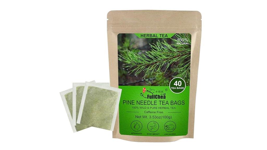 dried pine needle tea