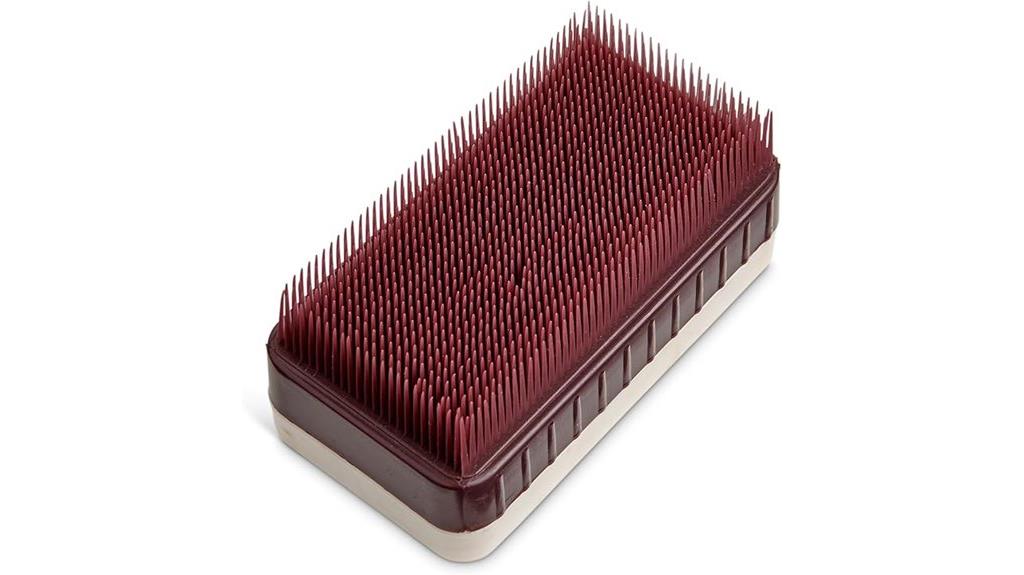 dual textured mushroom scrubber