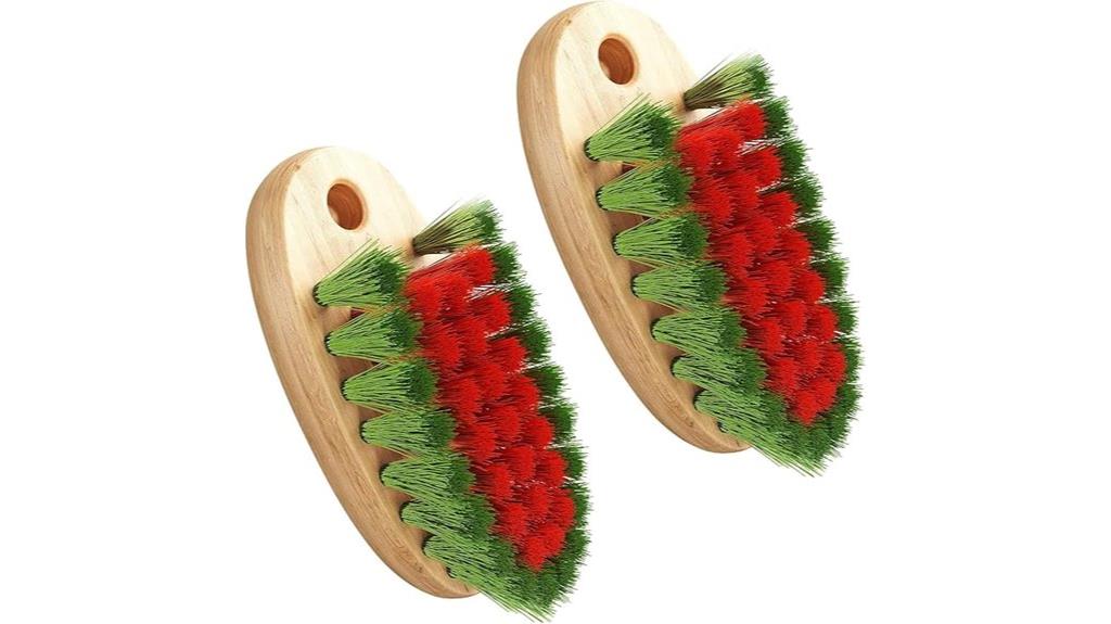 dual vegetable brush pack