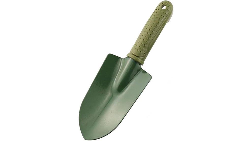 durable alloy gardening trowel
