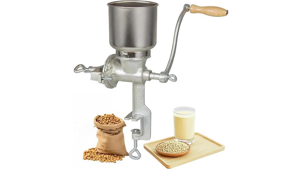durable cast iron grain grinder
