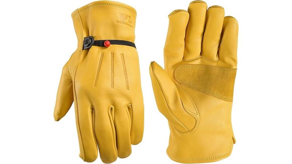 durable cowhide work gloves