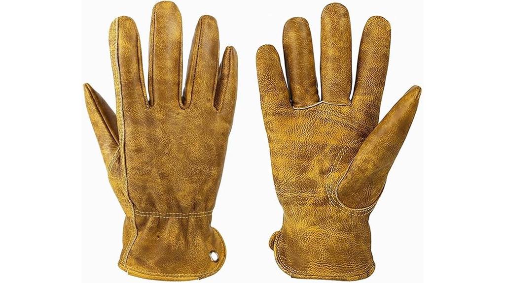 durable leather work gloves