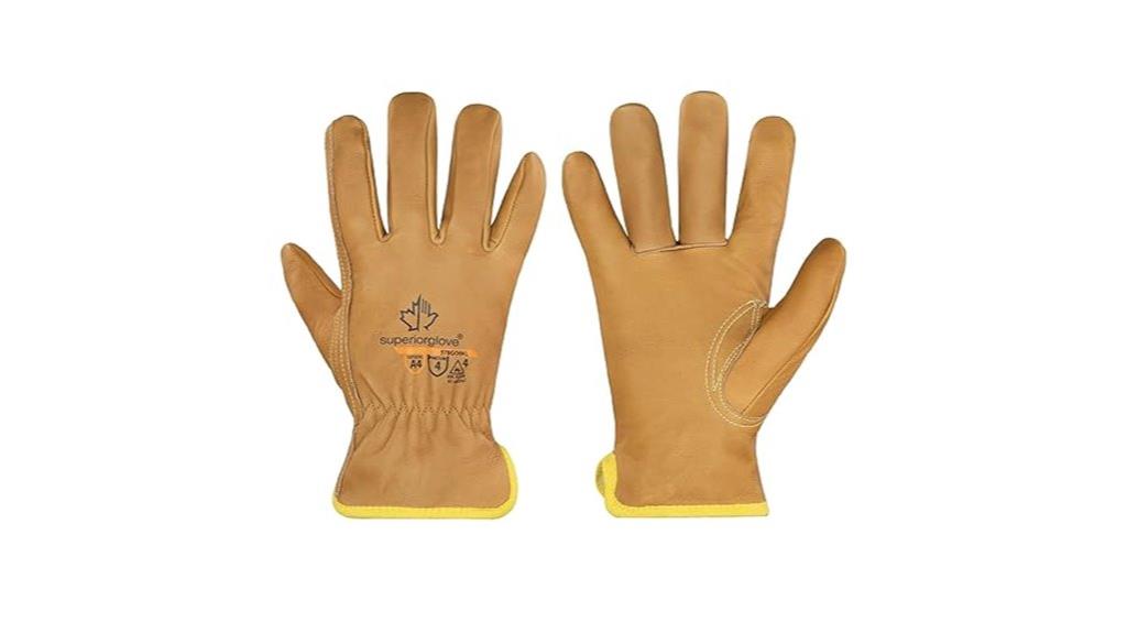 durable leather work gloves