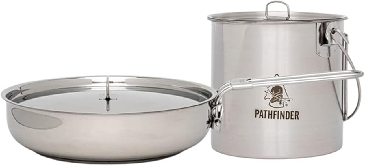 durable stainless steel camping