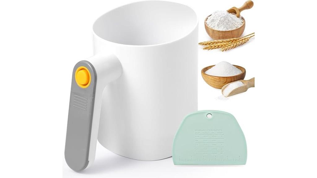 electric sifter with scraper
