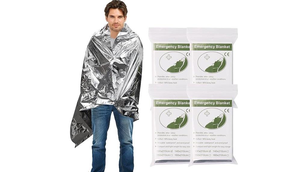 emergency outdoor thermal blankets