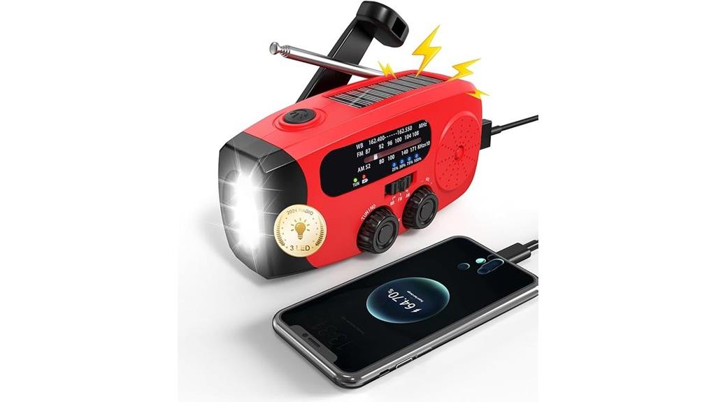 emergency radio with power