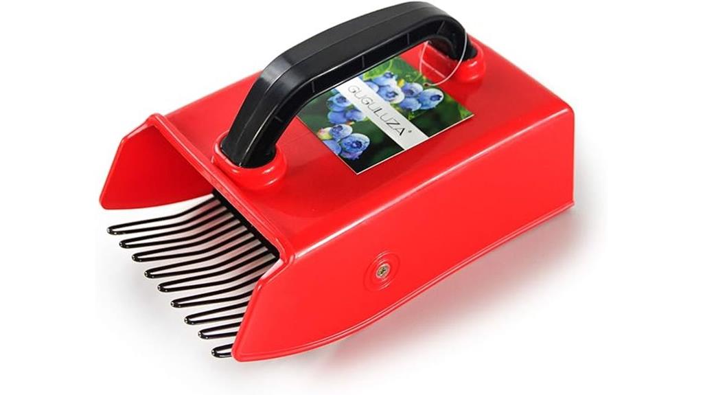 ergonomic berry picking tool