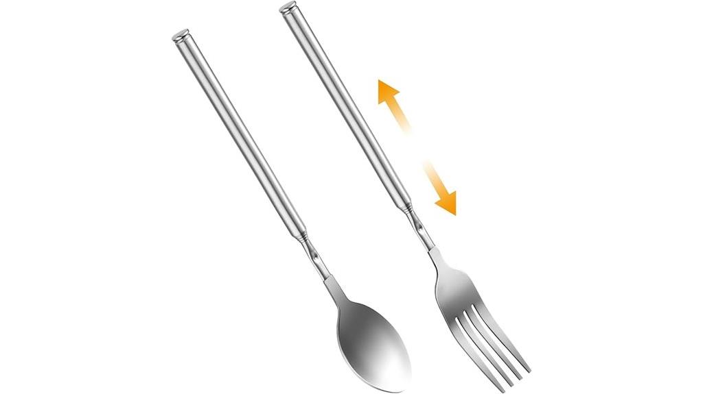 extendable cutlery set