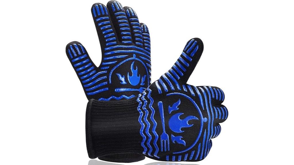 extreme heat resistant grill gloves