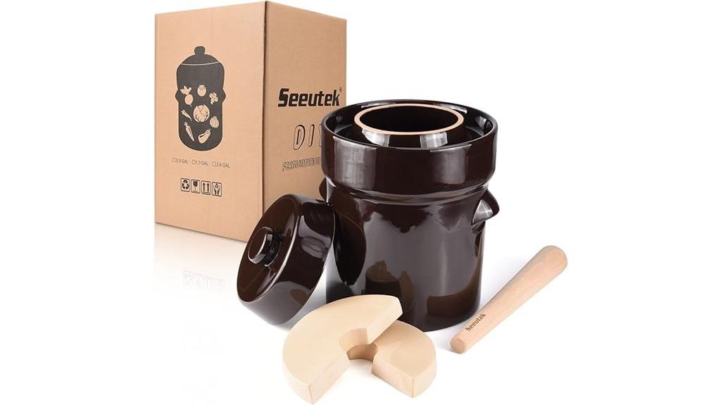 fermentation crock jar