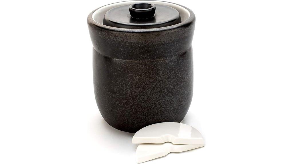 fermentation crock with weights