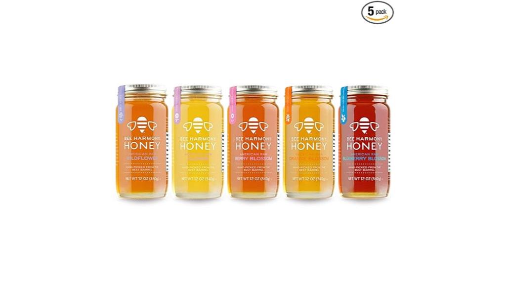 five pack honey variety