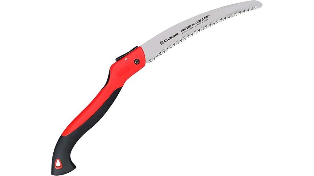 folding saw with curved blade