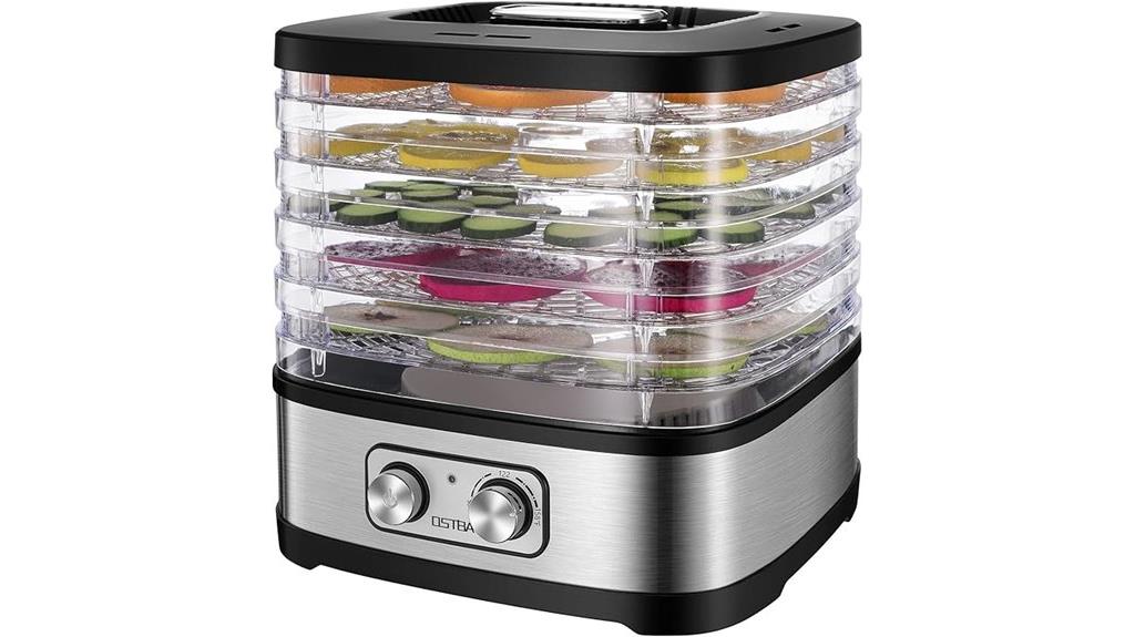 food dehydrator with trays