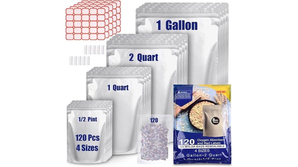 food storage bags pack