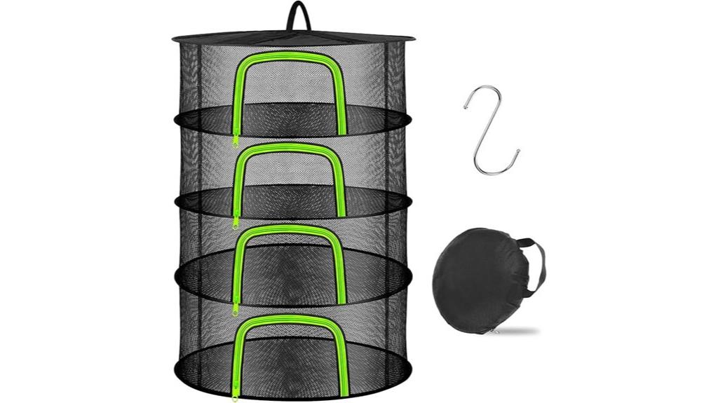 four layer herb drying rack