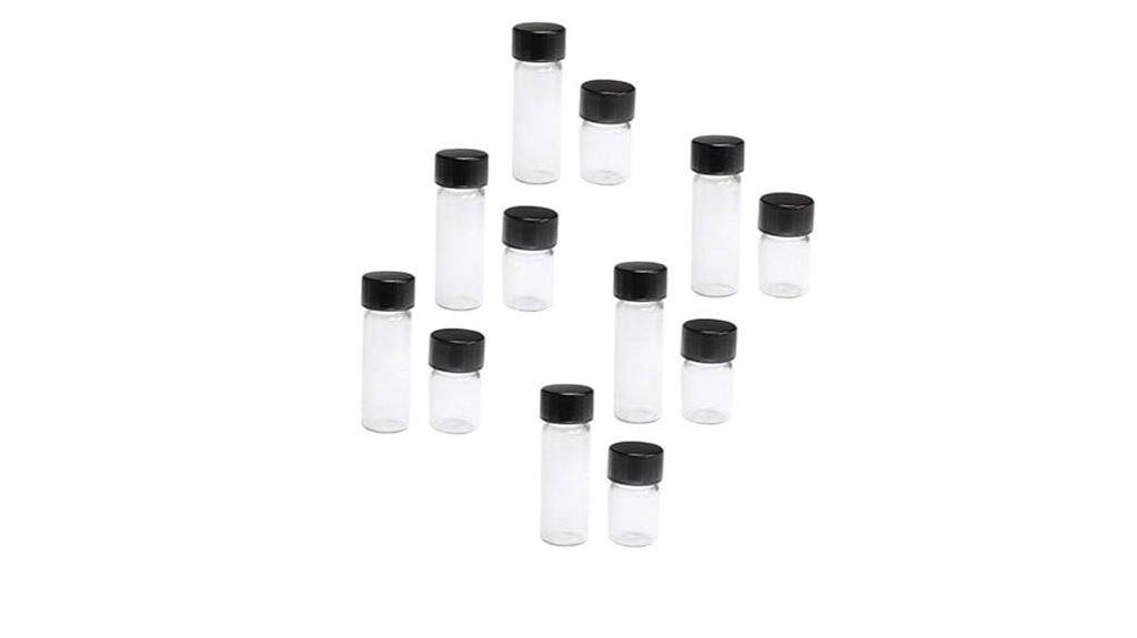 gold flake dust vials