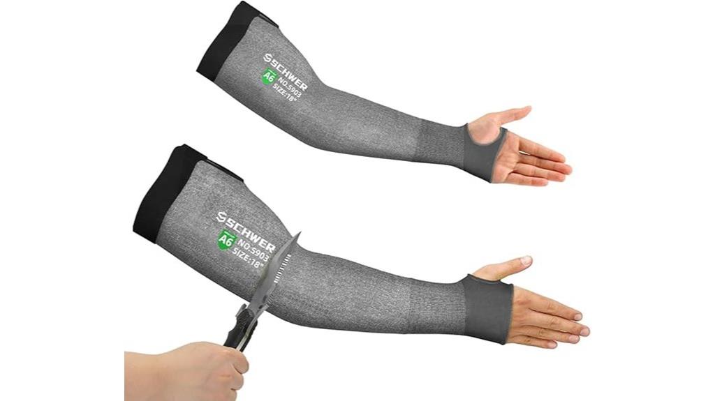 heavy duty cut resistant sleeves