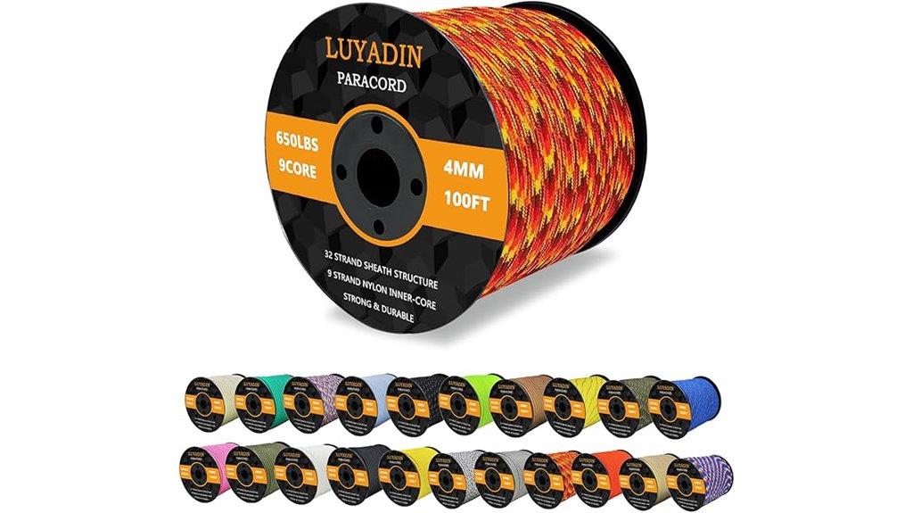 heavy duty parachute cord