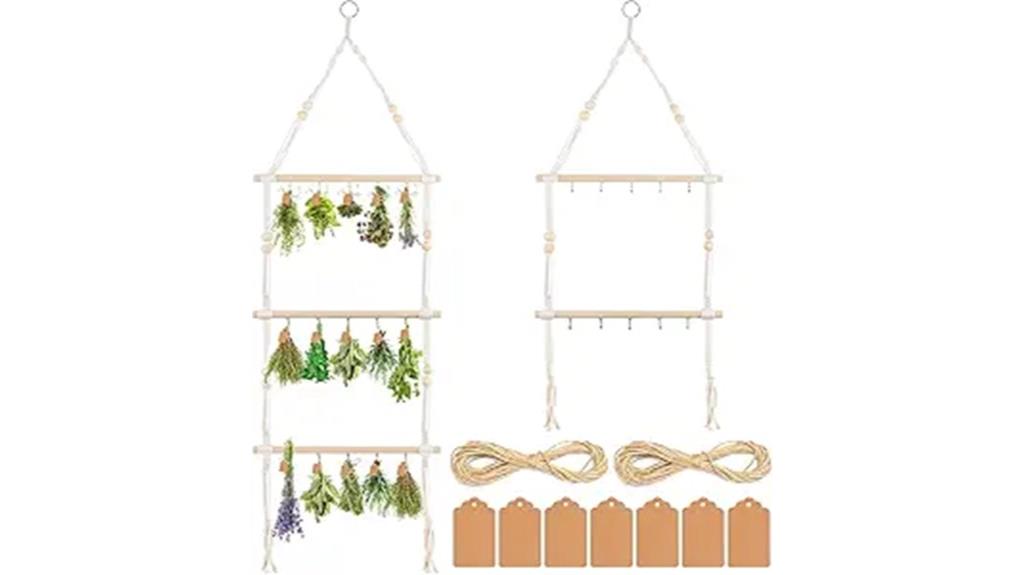 herb drying rack set