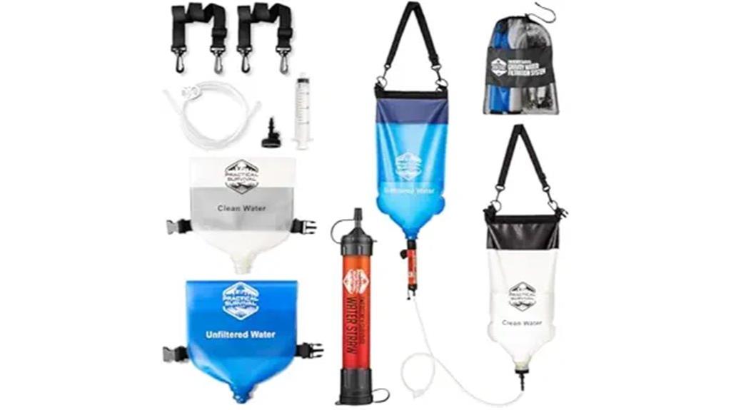 high capacity hanging water filtration