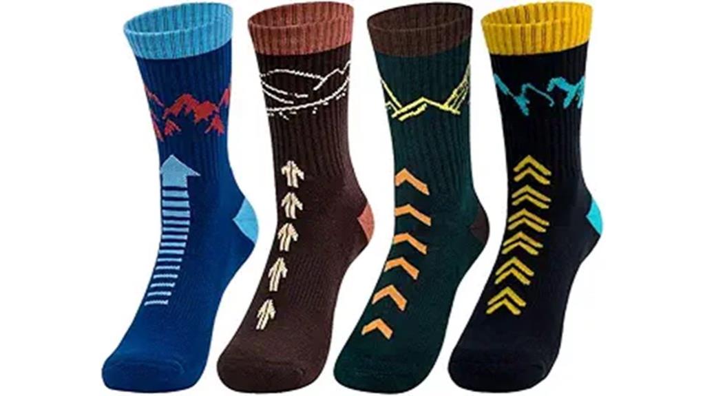 hiking socks pack of four
