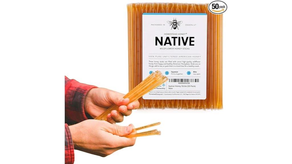 homestead honey tea sticks