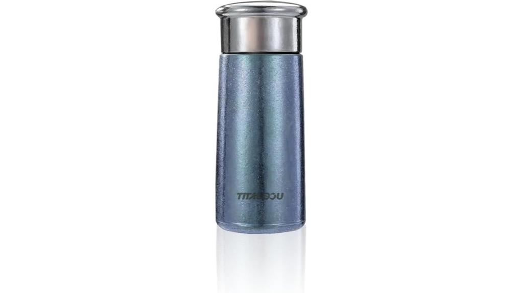 insulated titanium travel tumbler