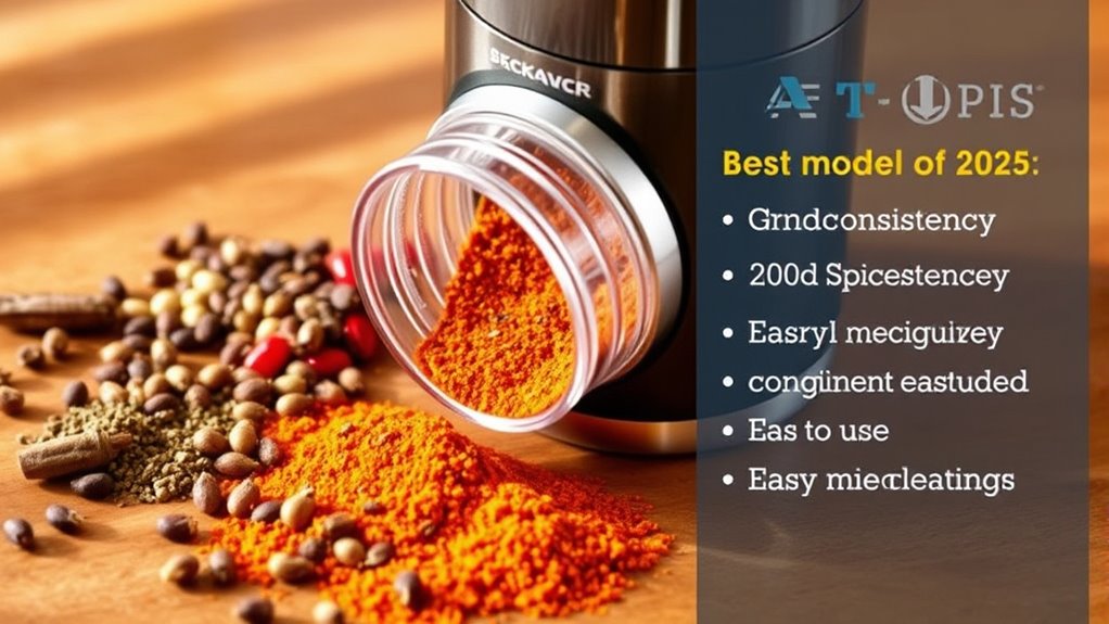 key spice grinder features
