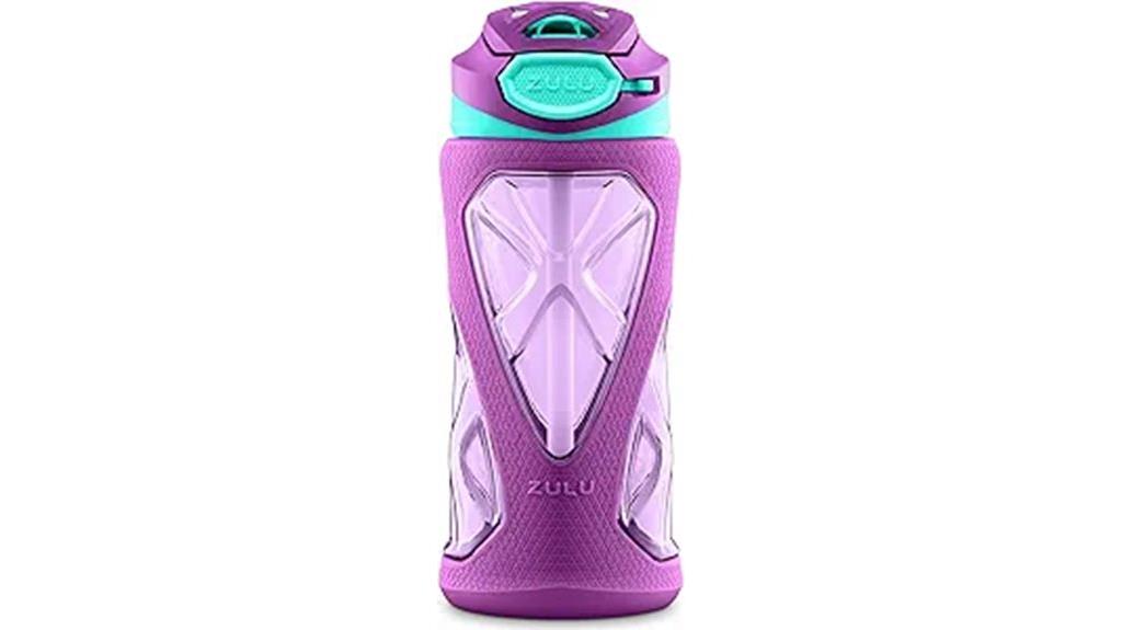 kids 16oz plastic water bottle