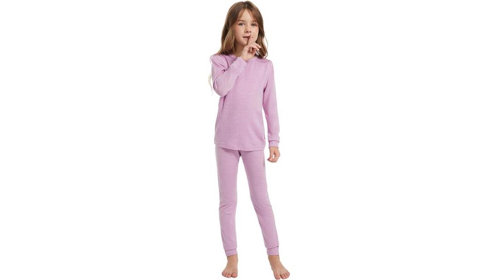 kids merino wool base layers