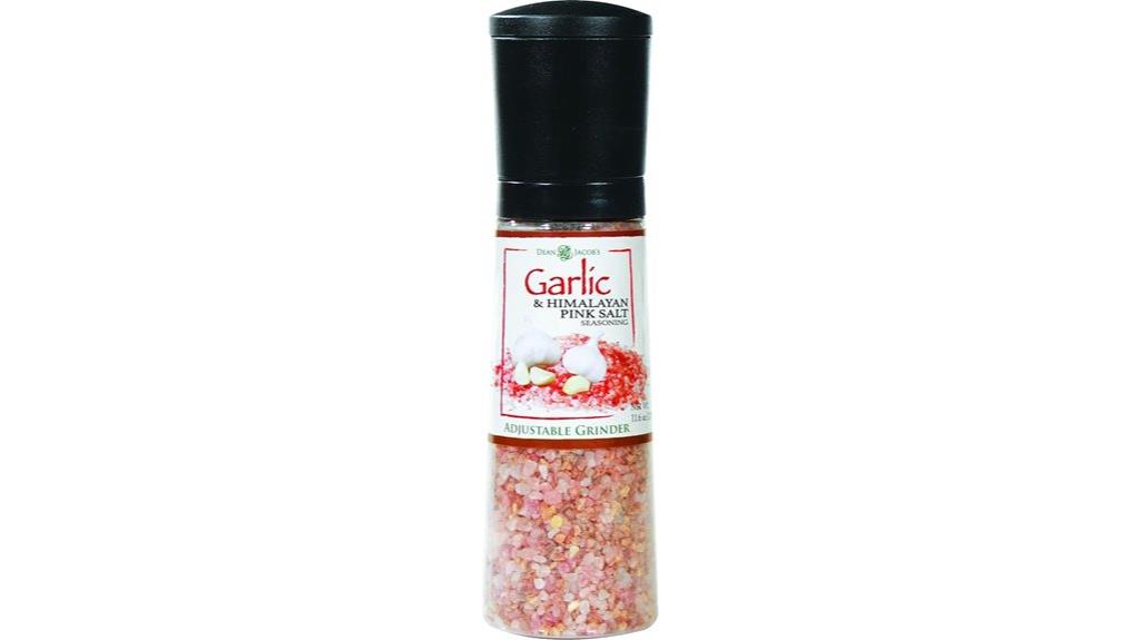 large garlic salt grinder