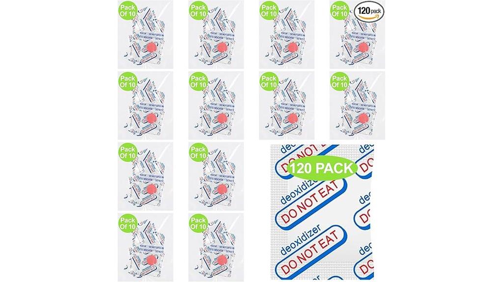 large pack of oxygen absorbers