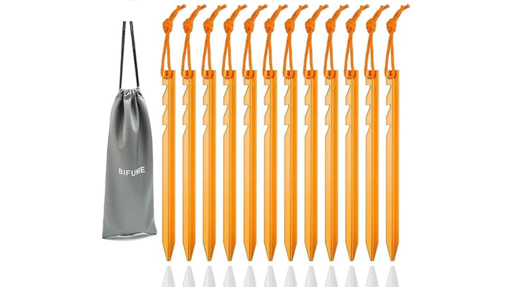 lightweight aluminum tent stakes